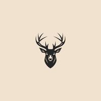 AI generated Deer logo vector icon design template