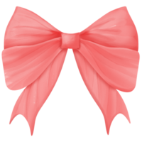 un pastel rosado arco en un transparente antecedentes png