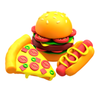 fastfood 3d icon png