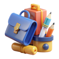 School and education icons element set. Minimal education concept. back to school. png