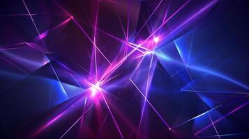 Red Purple Light Futuristic Digital Grid Modern Technology Abstract Background Generative AI photo