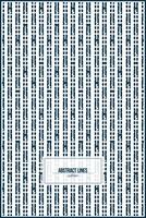 abstract line pattern with vertically allign vector