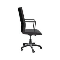 Isolated side view of a chair vector