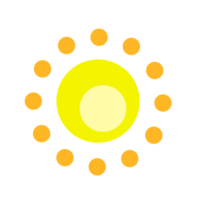Sonnenschein Element Symbol, Wetter Illustration png