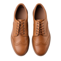 AI generated shoes from a leather outlet png