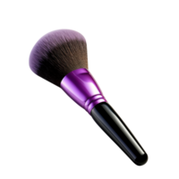 AI generated Black makeup brush isolated on transparent background png