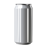 AI generated 330 ml aluminum beverage drink soda can isolated on transparent background png