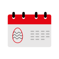 calendario, Pascua de Resurrección, huevo increíble icono png