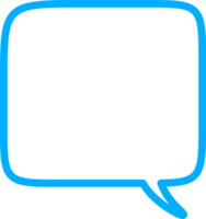 Text talk balloon. Speech bubbles cloud for dialog. Outline comic cloud box for message. Frame shape for comment. Square sticker png