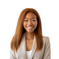 AI generated Image of Multi Racial Woman in Business Casual Outfit, Isolated on Transparent Background png