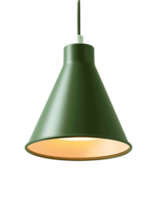 AI generated Different style and color lamp for interior design with transparent background png