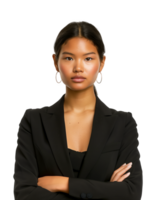 ai generato Immagine di Multi razziale donna nel attività commerciale casuale vestito, isolato su trasparente sfondo png