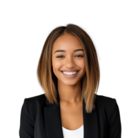 AI generated Image of Multi Racial Woman in Business Casual Outfit, Isolated on Transparent Background png