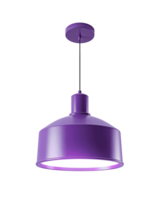 AI generated Different style and color lamp for interior design with transparent background png