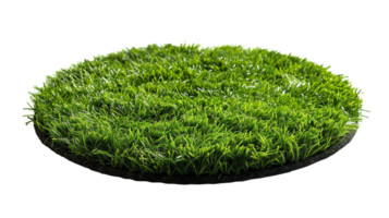 AI generated Circle grass isolated on a transparent background png