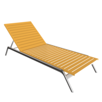 a sun lounger on a transparent background png