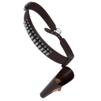 a belt with a gun attached to it png