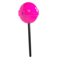 a pink lollipop on a stick png