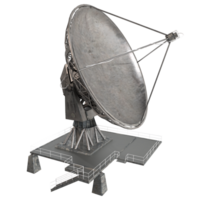 Satellit Antenne isoliert auf transparent png