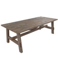 une table avec une en bois Haut et jambes png