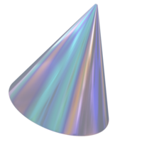 holografiska geomatri former abstrakt lutning Färg ikon png