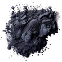 AI generated Activated charcoal powder png