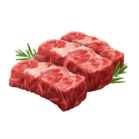 ai genererad wagyu nötkött eller meltique nötkött png