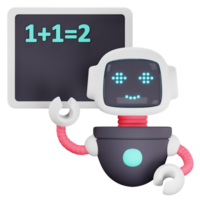 robot 3d icône illustration png