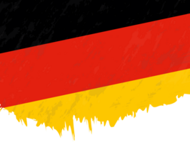 Grunge-style flag of Germany. png