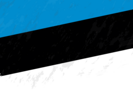 in stile grunge bandiera di Estonia. png