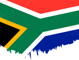 Grunge-style flag of South Africa. png