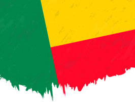 estilo grunge bandera de benín png