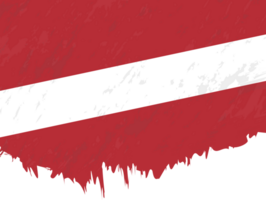 Grunge-Stil Flagge von Lettland. png