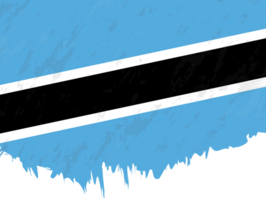 style grunge drapeau de botswana. png