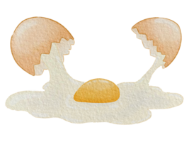 gebrochen Ei Karikatur, Frühstück hausgemacht, Ei Kochen Konzept png