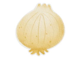 Cartoon vegetable onion png