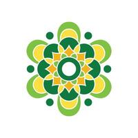 Mandala Colorful Wedding Ornament Vector Design