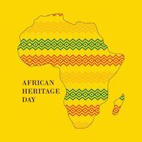 African world Heritage day element vector