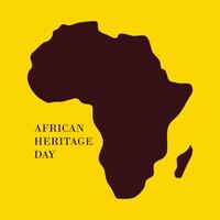 African world Heritage day element vector