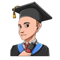 graduado aluna solteiro png