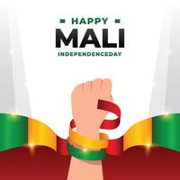 Mali Independence day design illustration collection vector