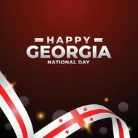 Georgia National day design illustration collection vector