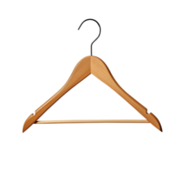 AI generated Wooden hanger isolated on transparent background png