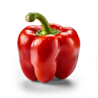 AI generated Red pepper isolated on transparent background png
