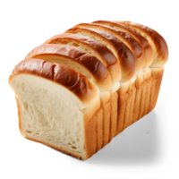 AI generated loaf of bread isolated on transparent background png