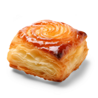 AI generated Danish pastry isolated on transparent background png