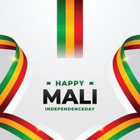 Mali Independence day design illustration collection vector