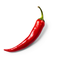 ai gegenereerd rood Chili peper geïsoleerd Aan transparant achtergrond png