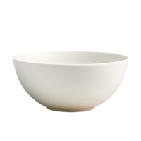 AI generated White ceramic bowl isolated on transparent background png