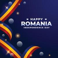 Romania Independence day design illustration collection vector